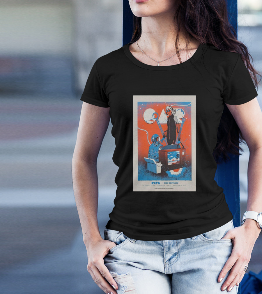 O.A.R. With Ripe The BayCare Sound Clearwater FL November 15 2024 Retro Television And Scientist T-Shirt