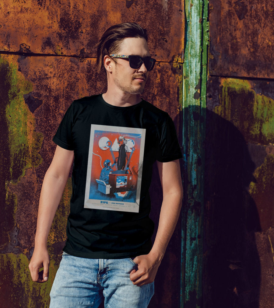 O.A.R. With Ripe The BayCare Sound Clearwater FL November 15 2024 Retro Television And Scientist T-Shirt