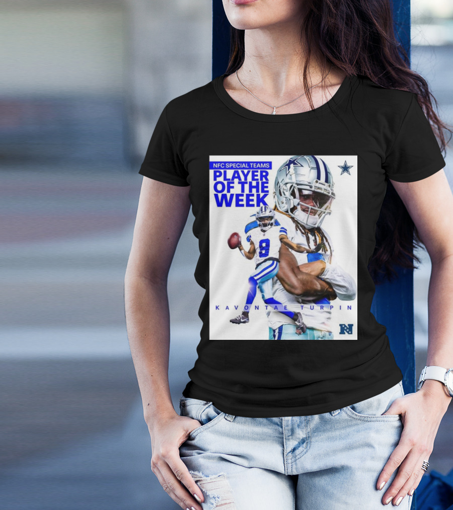 KaVontae Turpin Dallas Cowboys NFC Special Teams Player Of The Week Player Of The Week T-Shirt