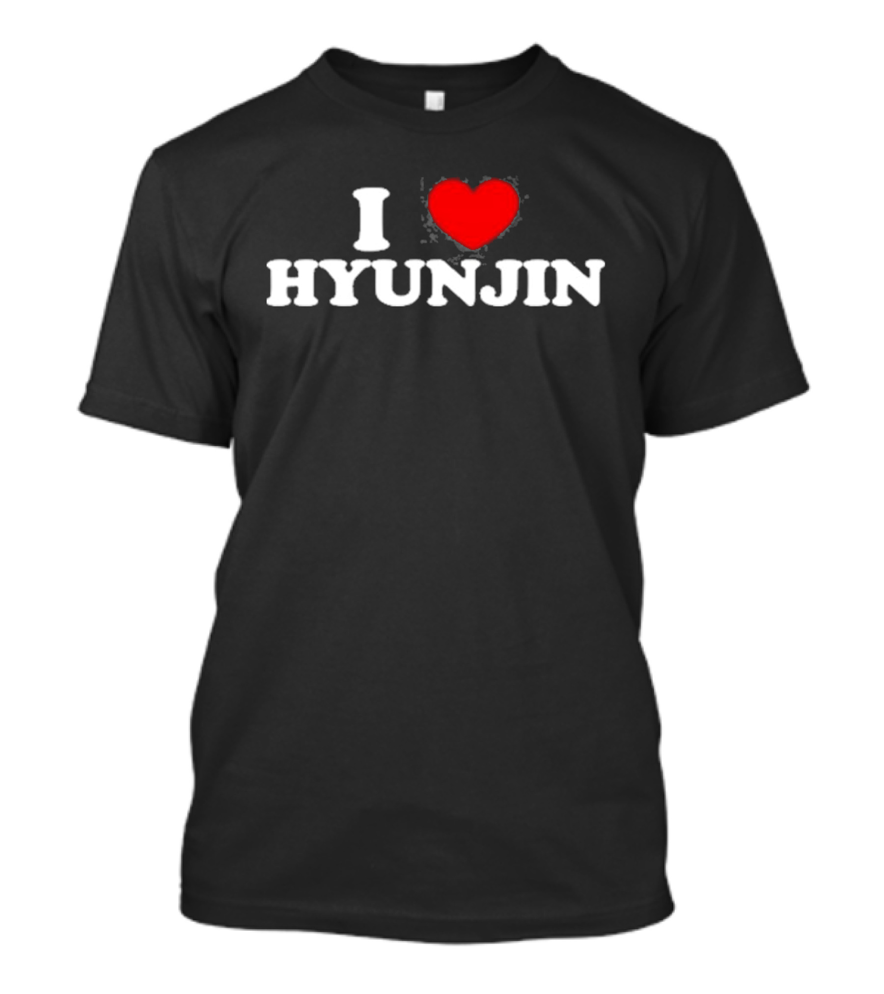 I Love Hyunjin Bold Heart T-Shirt