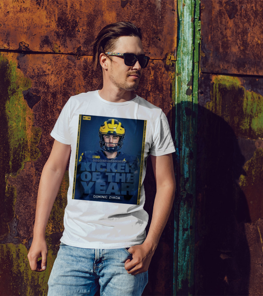 Michigan Wolverines Big Bakken-Andersen Kicker Of The Year Dominic Zvada T-Shirt