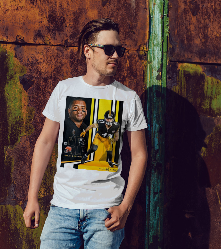 PIT Vs CLE December 8 1 PM CBS NFL Steelers Browns Presented By U. S. Steel T-Shirt