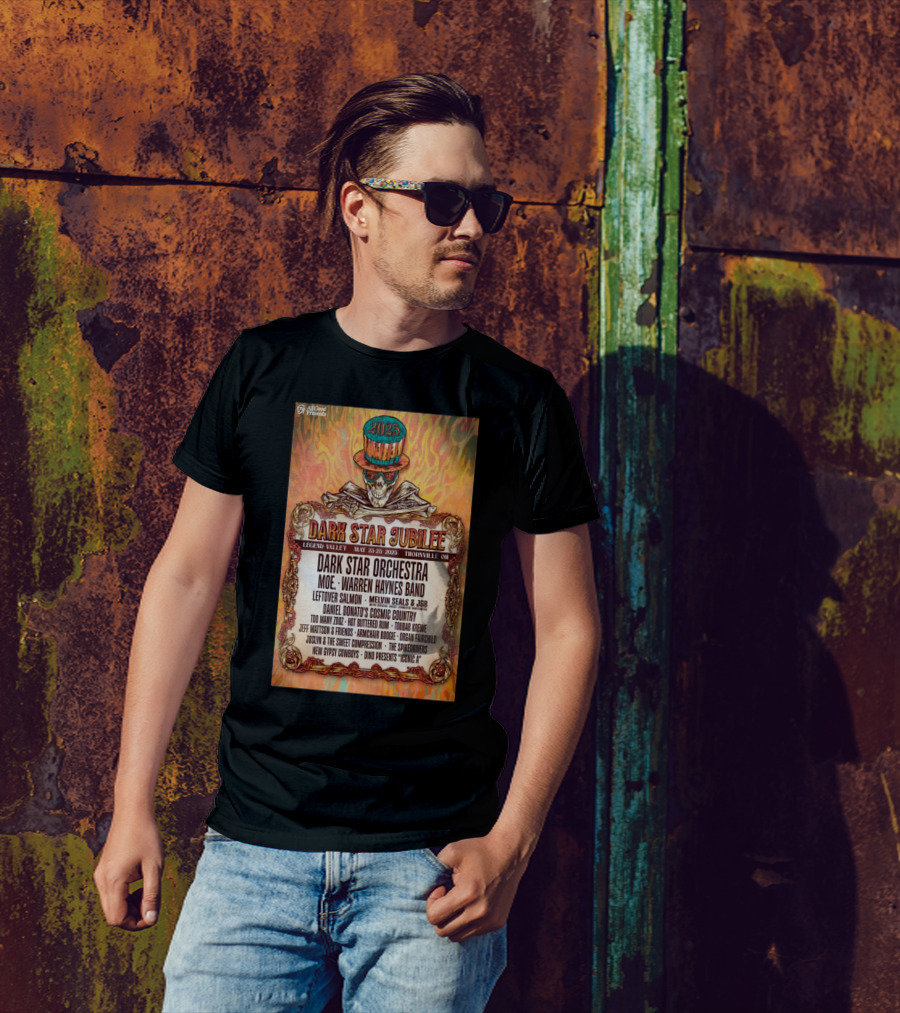 All Good Presents Dark Star Jubilee 2025 With Dark Star Orchestra Warren Haynes Band And More At Legend Valley Thornville OH May 23-25 T-Shirt