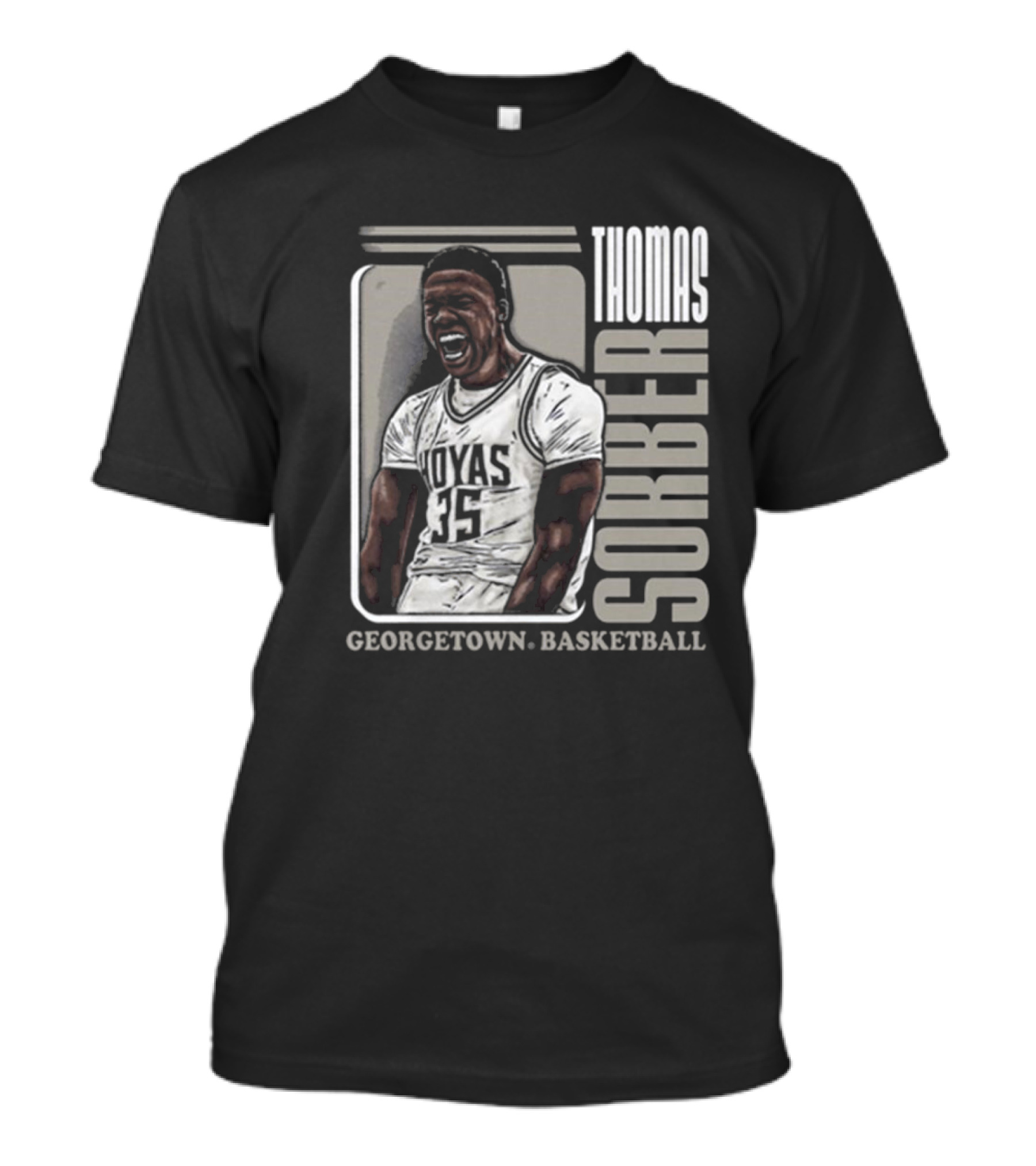 Thomas Sorber Hoyas Georgetown Basketball 35 T-Shirt
