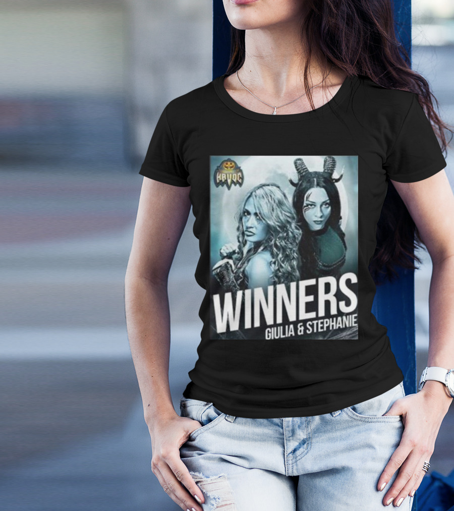 Winners Giulia And Stephanie WWE NXT Halloween Havoc 2024 Vintage T-Shirt