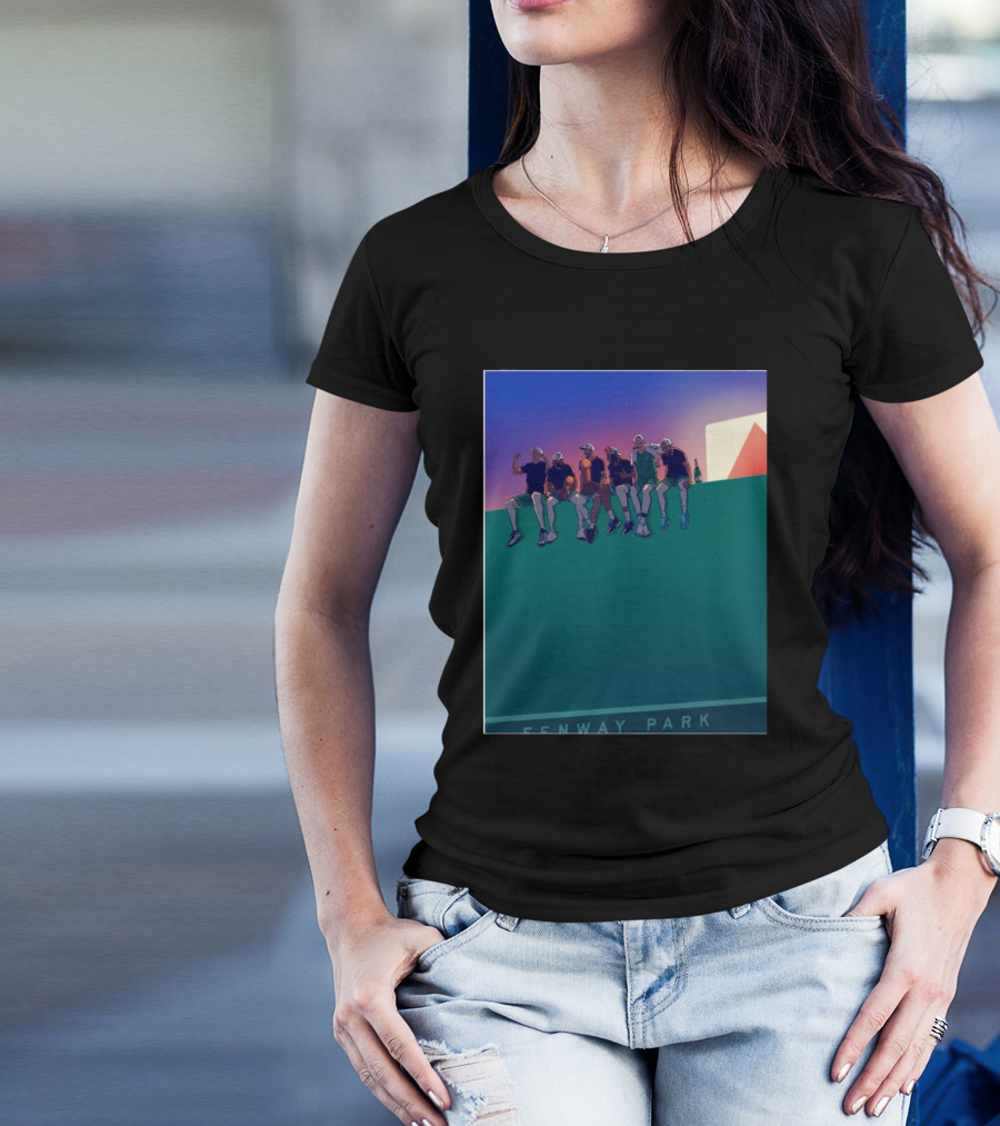 Jaylen Brown Fenway Park 2024 NBA Champs Boston Celtics Skyline T-Shirt