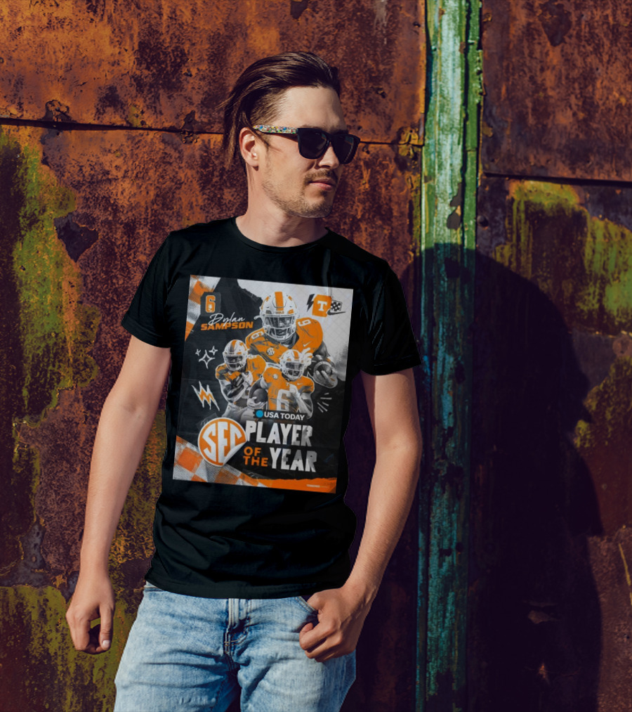 Tennessee Vols Dylan Sampson SEC Player Of The Year 2024 USA Today T-Shirt