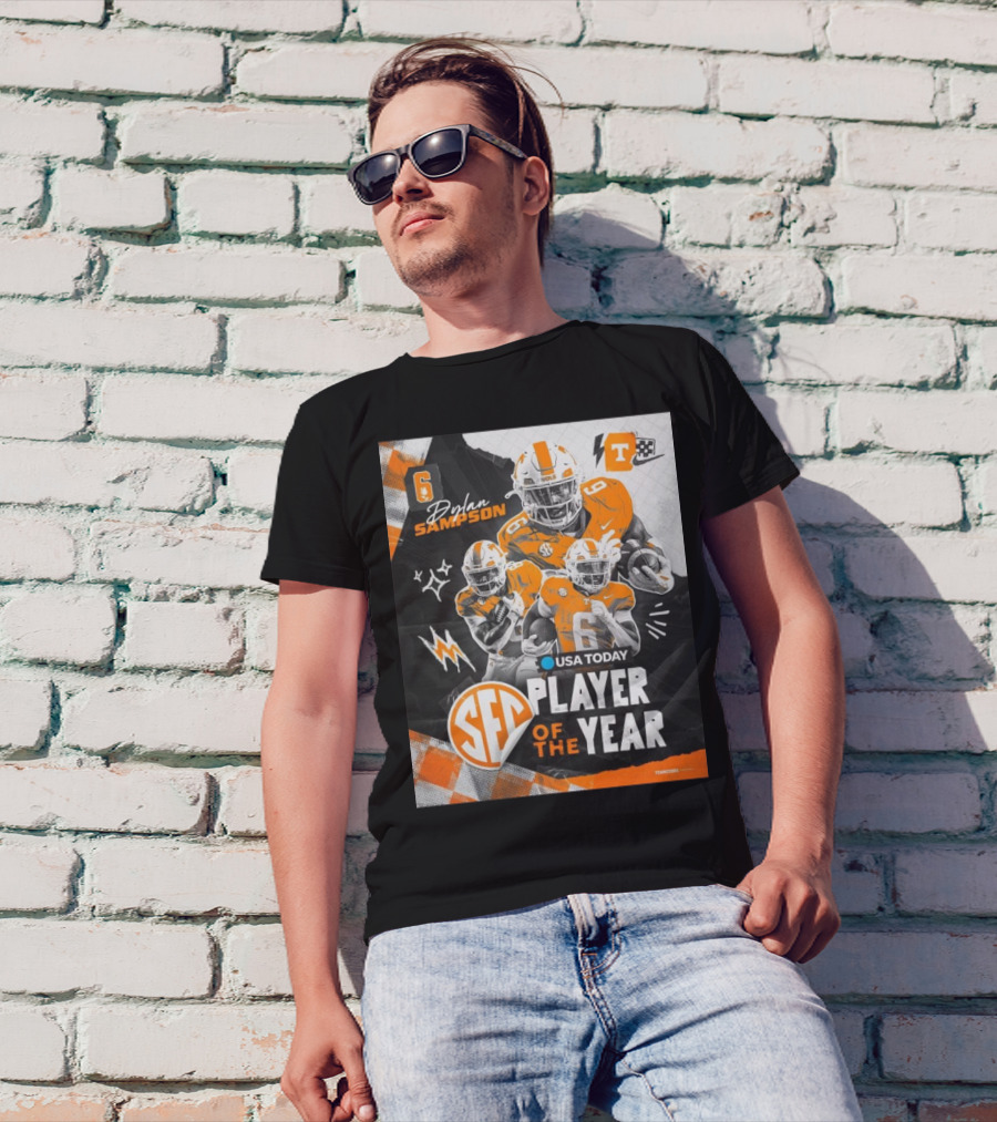 Tennessee Vols Dylan Sampson SEC Player Of The Year 2024 USA Today T-Shirt