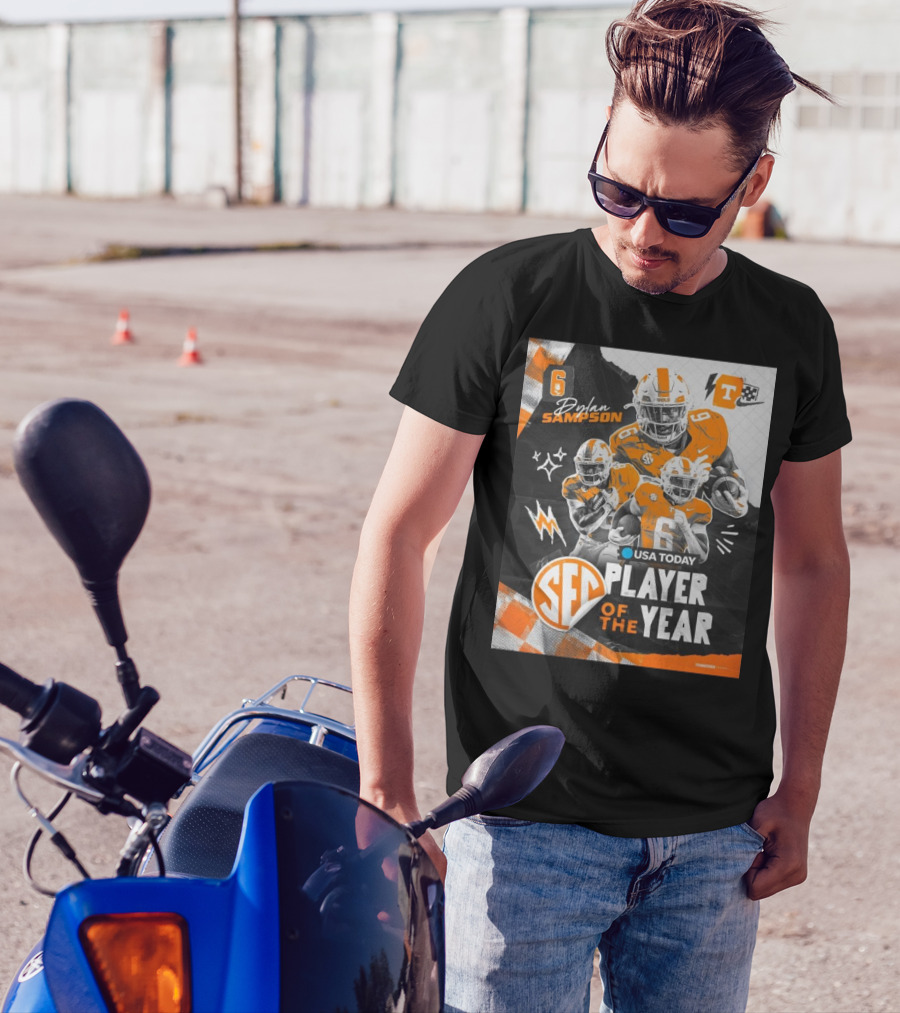 Tennessee Vols Dylan Sampson SEC Player Of The Year 2024 USA Today T-Shirt