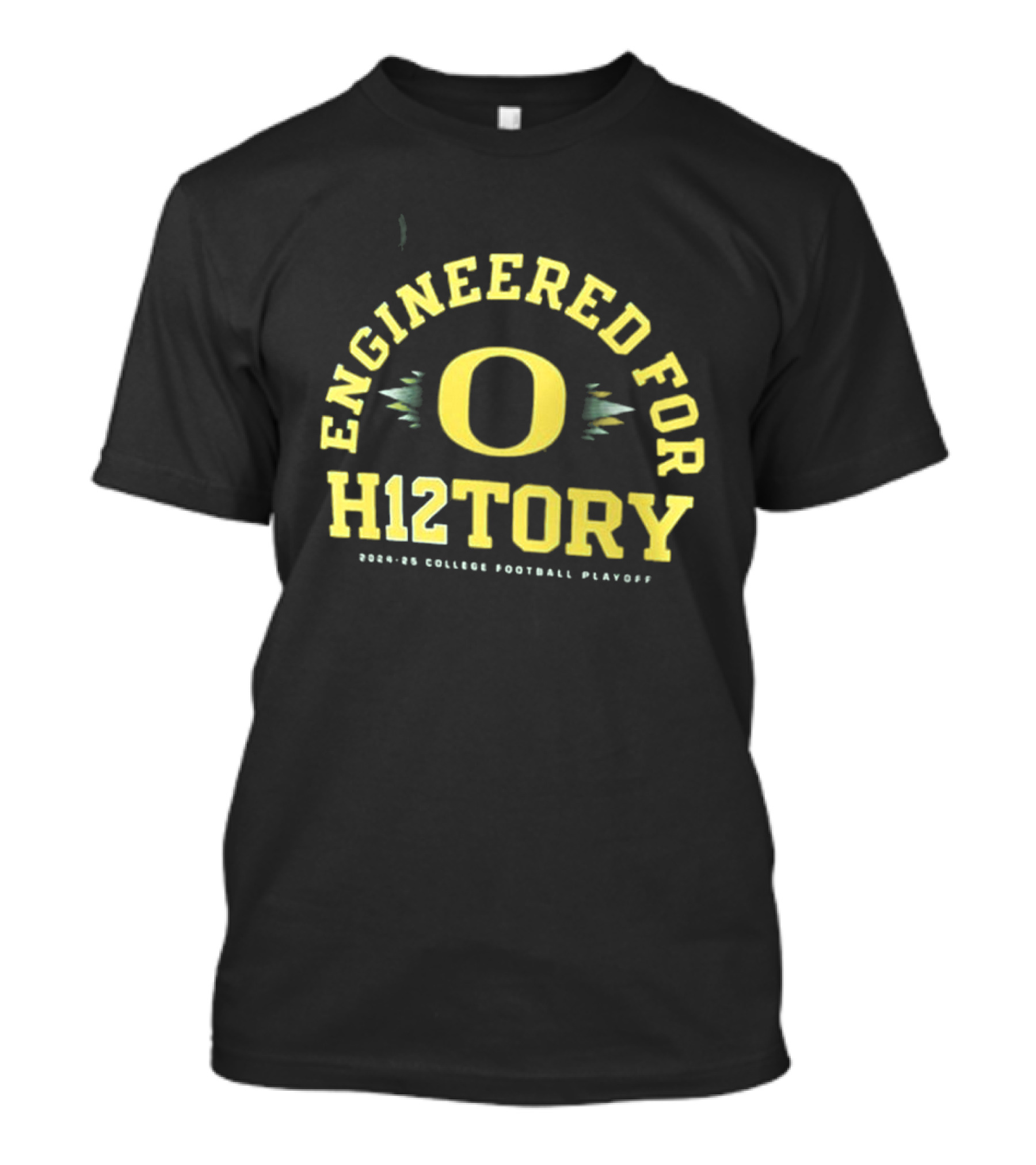 Oregon Ducks 2024-25 College Football Playoff Engineered For H12tory T-Shirt