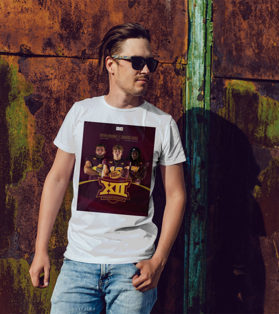 Iowa State Vs Arizona State Dr Pepper Big XII Championship December 7 AT&T Stadium Arlington T-Shirt