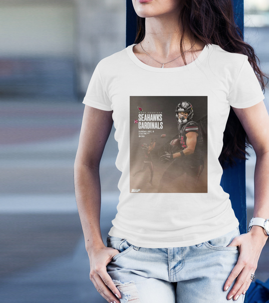 Week Fourteen Seahawks Vs Cardinals Sunday Dec 8 CBS T-Shirt