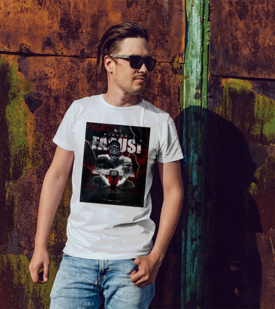 Oklahoma Sooners Michael Fasusi XXV The Legacy Begins Thunderstorm T-Shirt