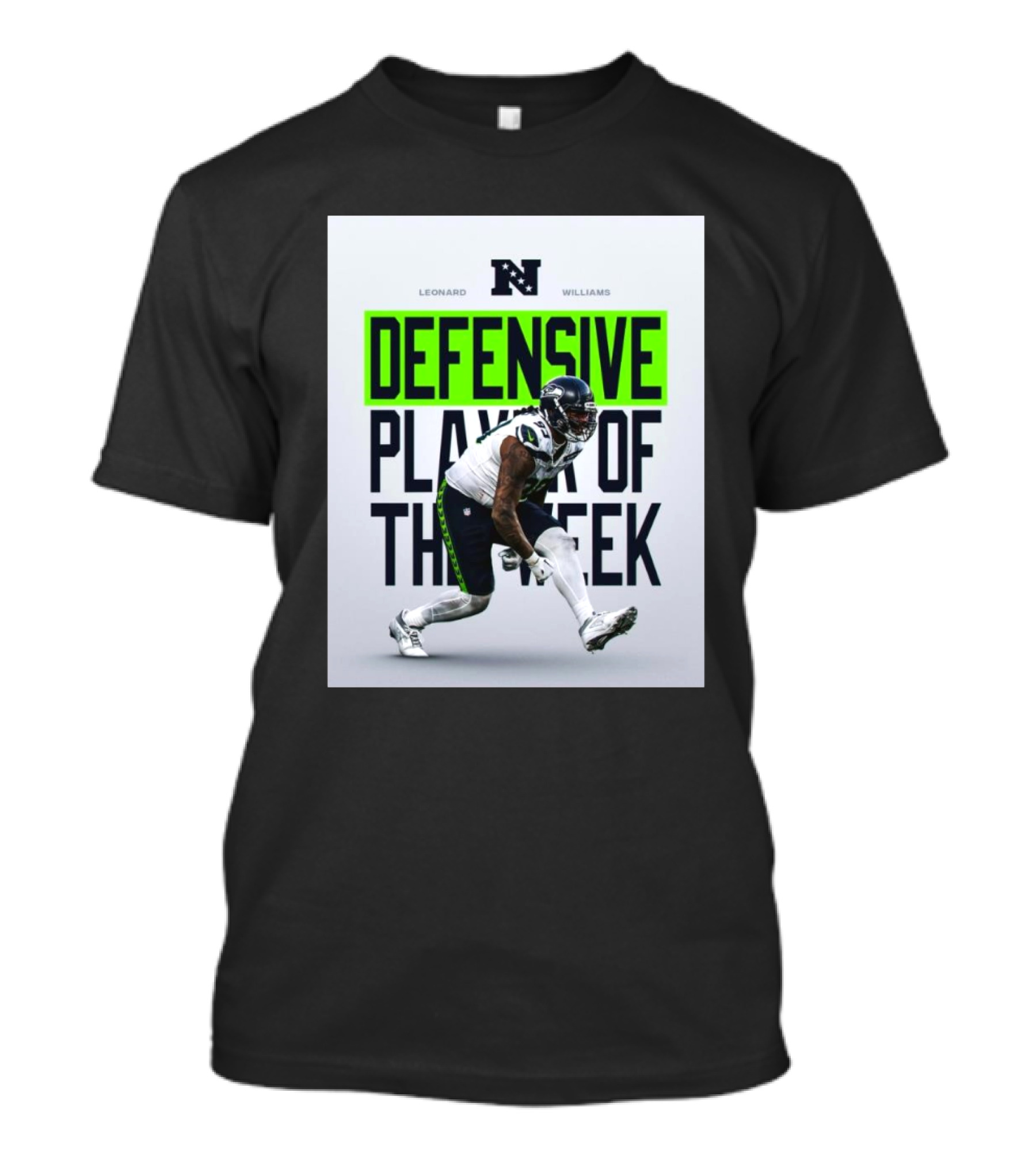 Leonard Williams Seahawks NFC Defensive Player Of The Week T-Shirt