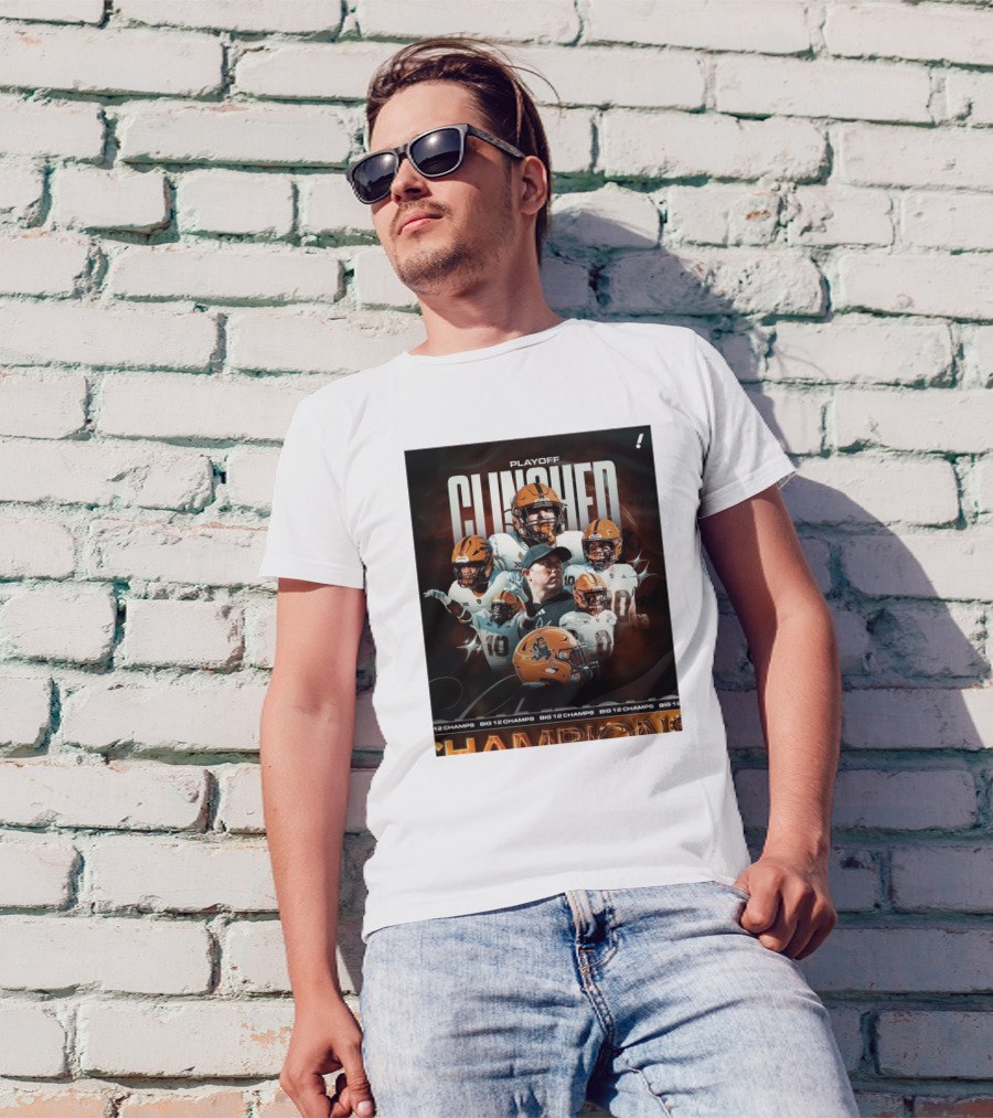 Arizona State Sun Devils Playoff Clinched Big 12 Champs T-Shirt