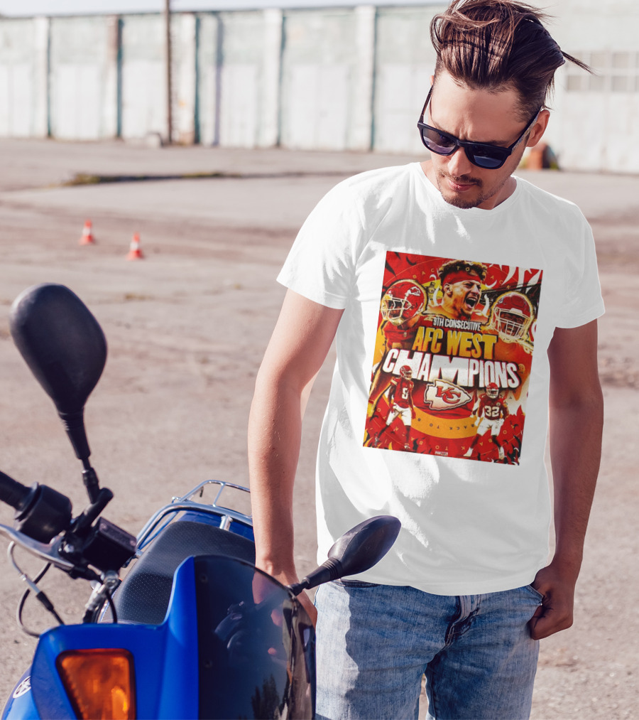 Kansas City Chiefs Back To Back 9th Consecutive AFC West Champions T-Shirt
