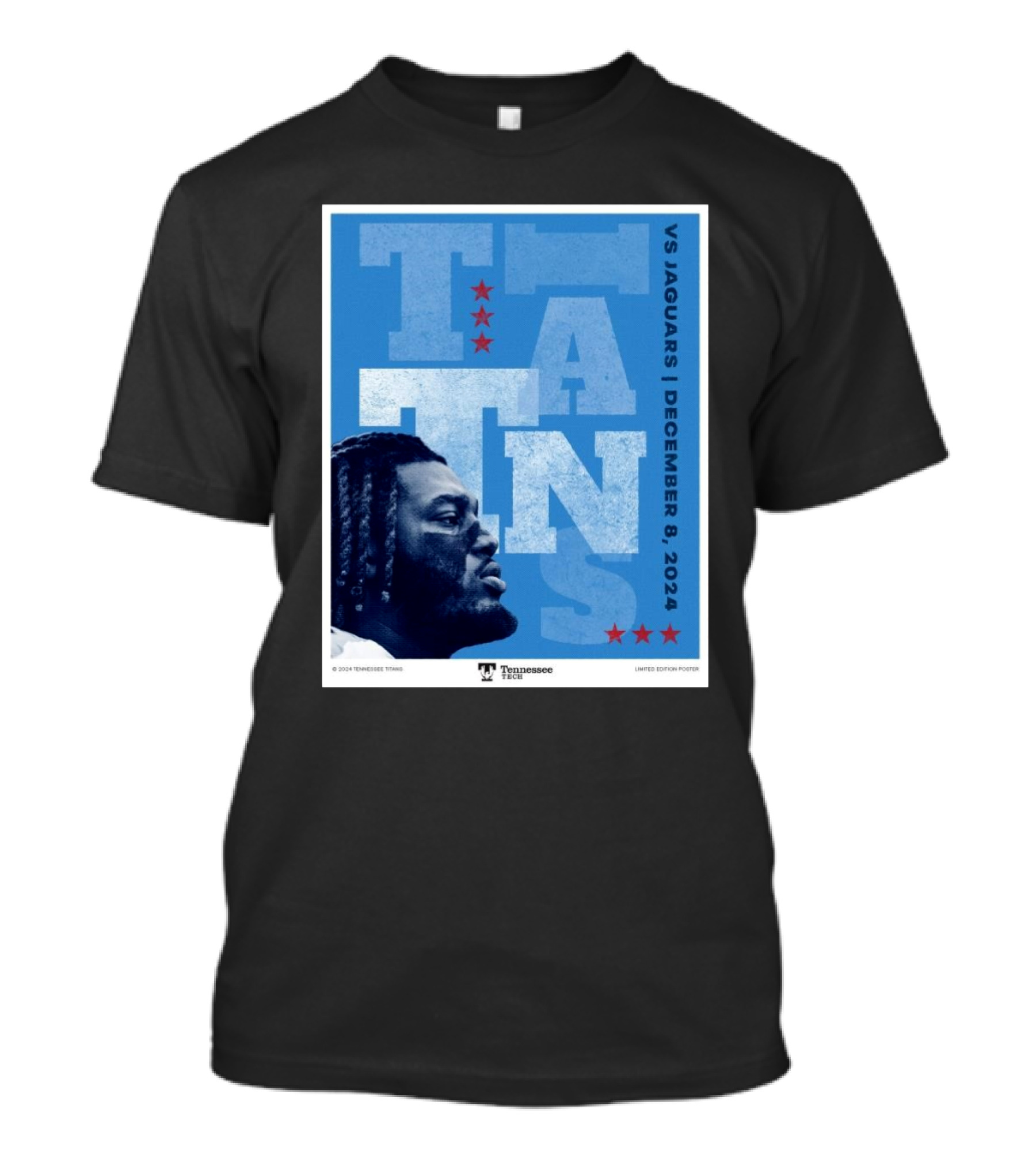 Tennessee Titans Vs Jaguars December 8 2024 Football Matchup T-Shirt