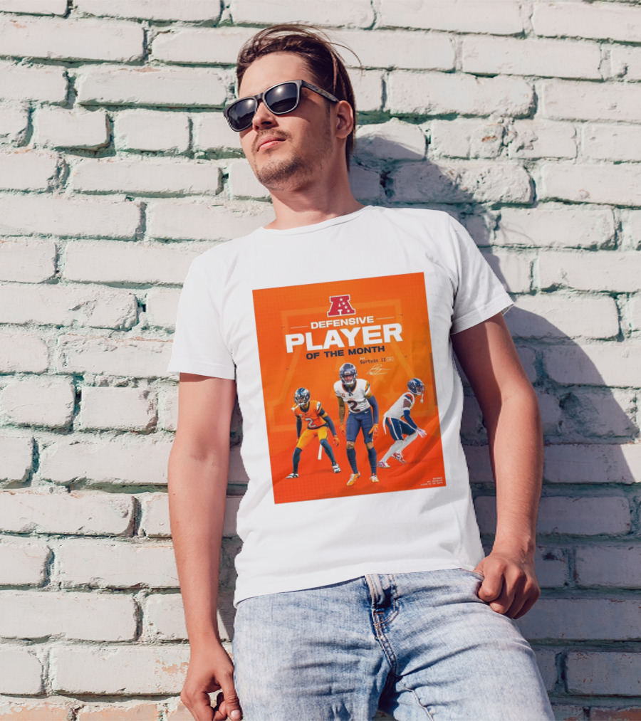 Denver Broncos Pat Surtain II AFC Defensive Player Of The Month Signature Edition T-Shirt