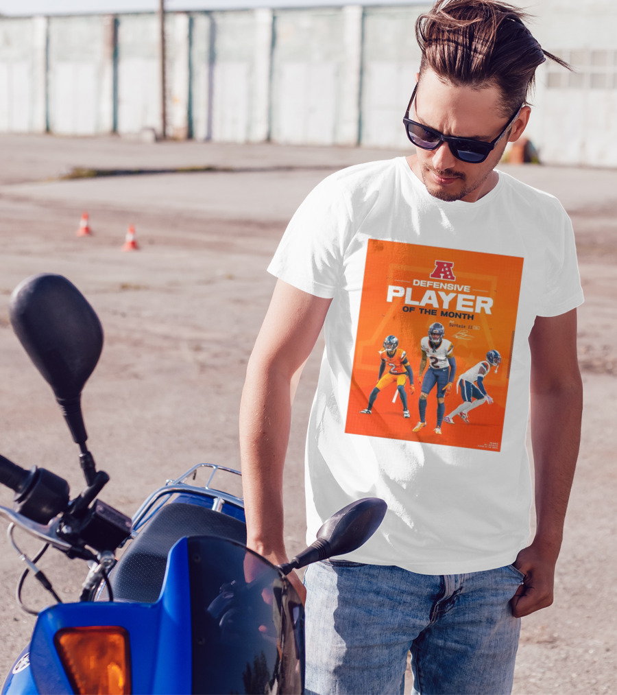 Denver Broncos Pat Surtain II AFC Defensive Player Of The Month Signature Edition T-Shirt