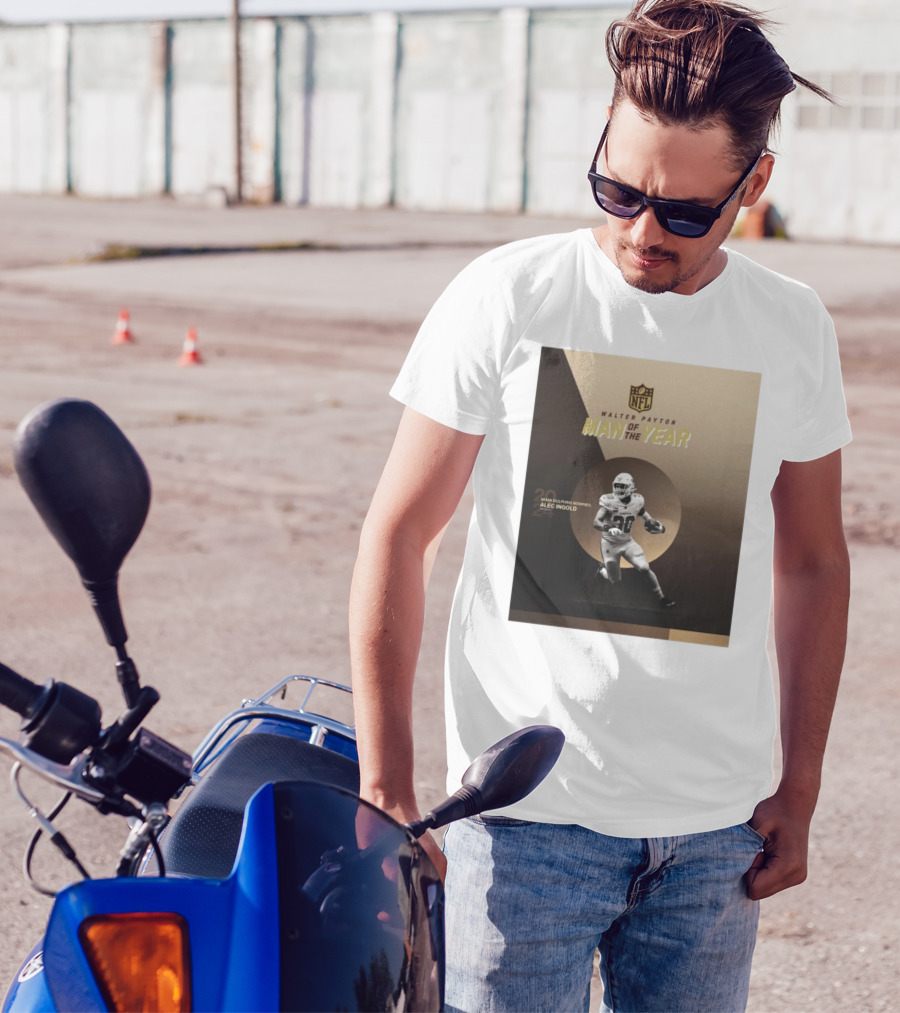 Walter Payton Man Of The Year NFL Miami Dolphins Nominee Alec Ingold T-Shirt