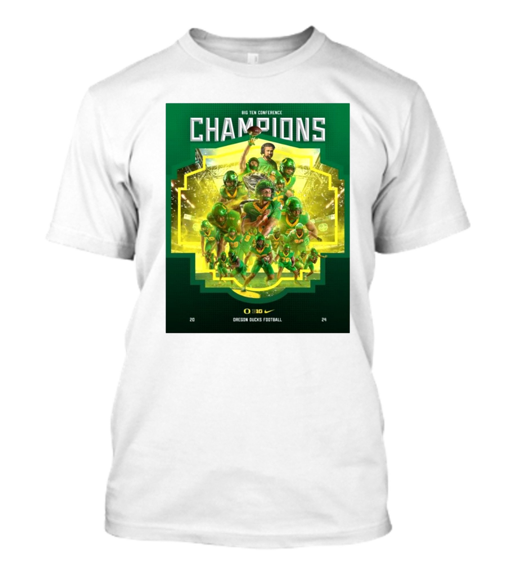 Oregon Ducks Football Big Ten Conference Champions T-Shirt