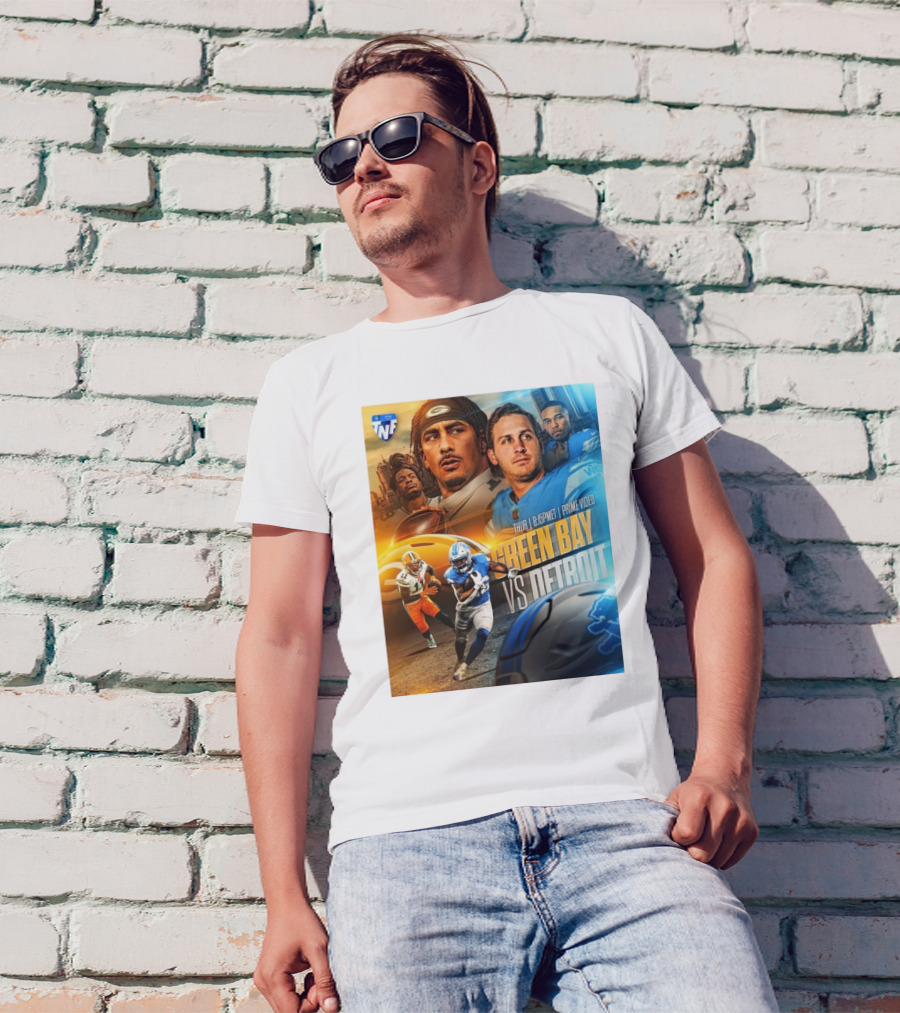 TNF Prime Video Green Bay Packers Vs Detroit Lions Thu 8:15 PM Dec 5 T-Shirt