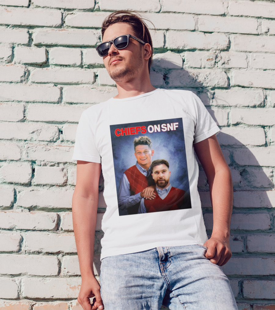 Patrick Mahomes Travis Kelce Chiefs On SNF New Heights Step Brothers T-Shirt
