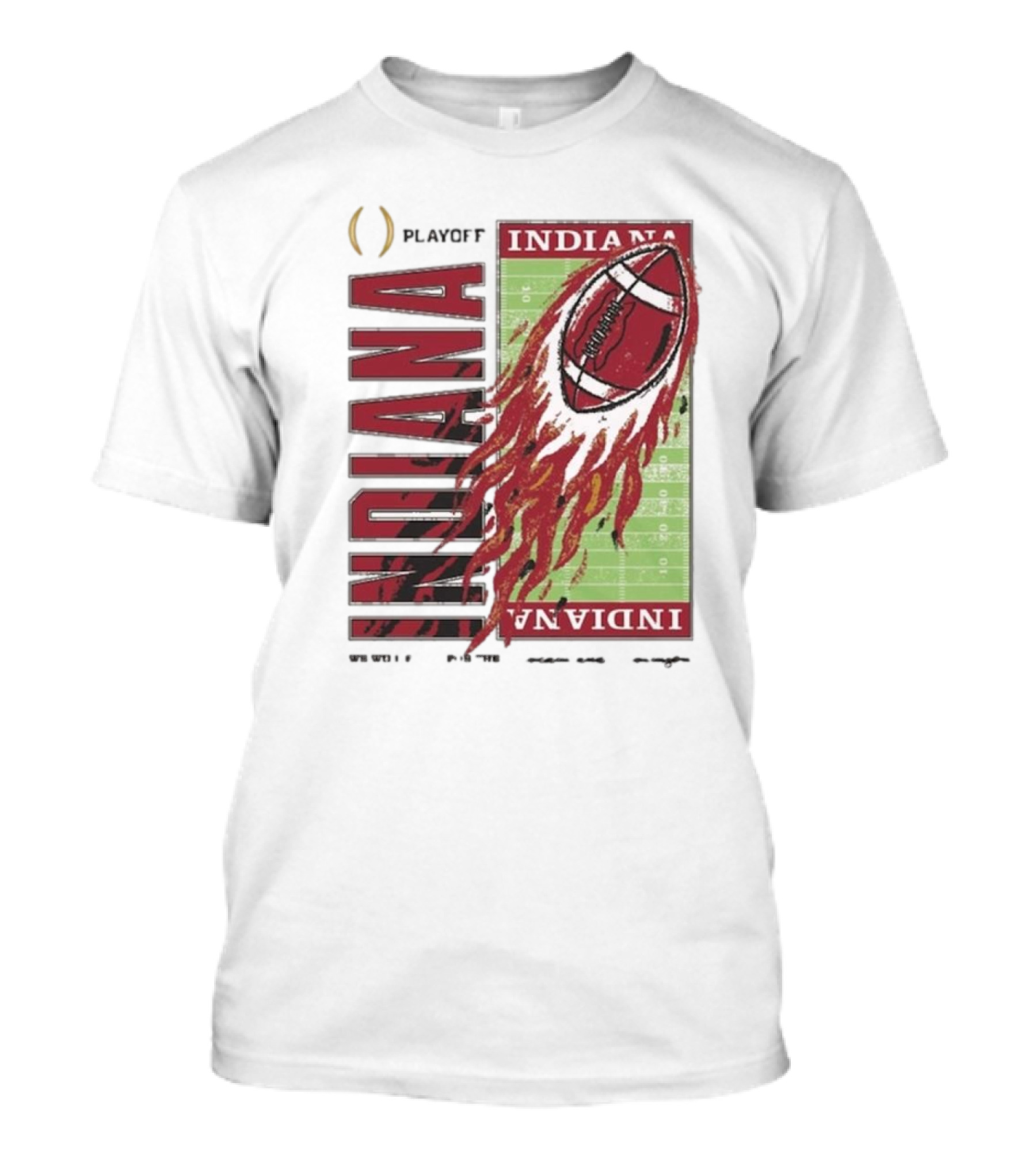 Indiana Hoosiers 2024 College Football Playoff We Will Fight For The Cream And Crimson T-Shirt