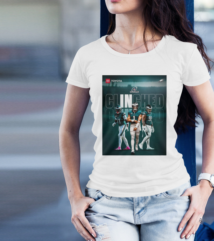 TOYOTA Clinched NFL Playoffs Philadelphia Eagles FlyEaglesFly T-Shirt