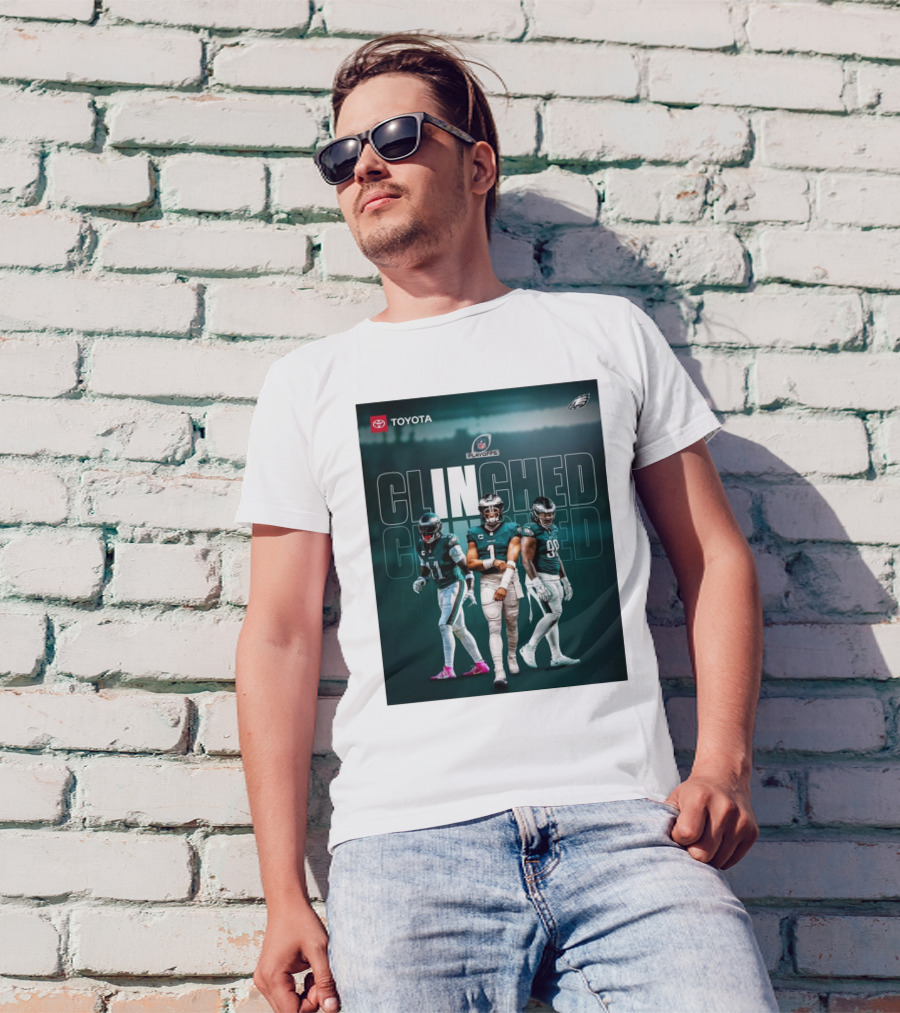 TOYOTA Clinched NFL Playoffs Philadelphia Eagles FlyEaglesFly T-Shirt
