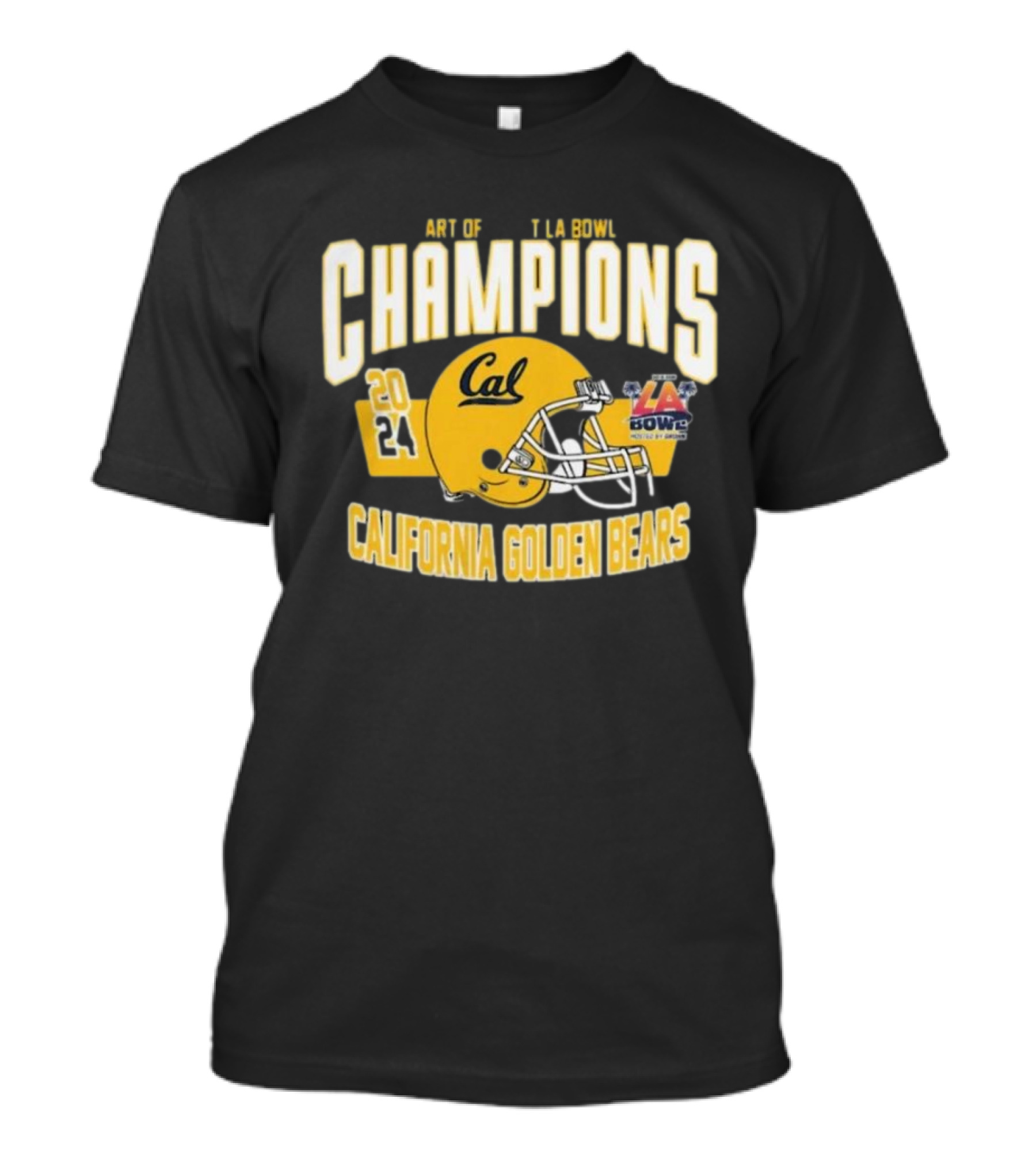California Golden Bears 2024 LA Bowl Champions Helmet Art Of Sport T-Shirt