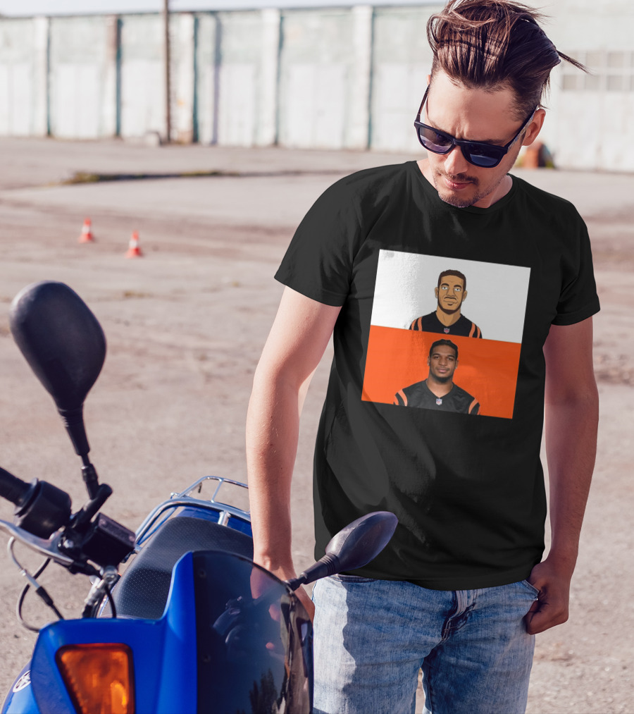 Ja’Marr Chase Cincinnati Bengals The Simpsons NFL Themed Drawing T-Shirt