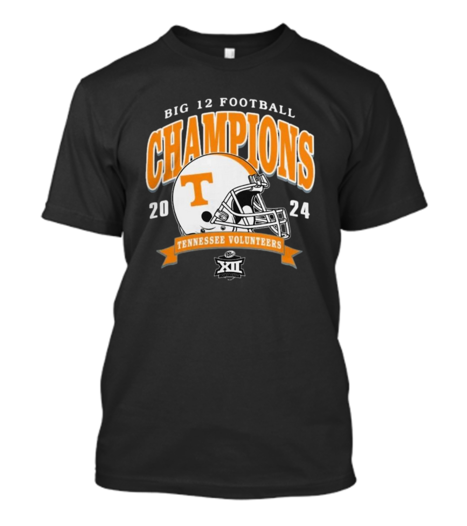 Big 12 Football Champions 2024 Tennessee Volunteers Helmet T-Shirt