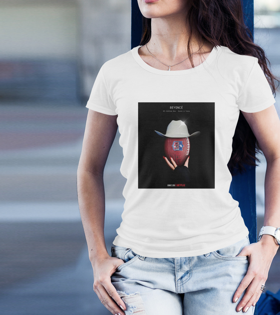 BEYONCÉ NFL Halftime Show Ravens Vs. Texans Dec 25 Netflix T-Shirt