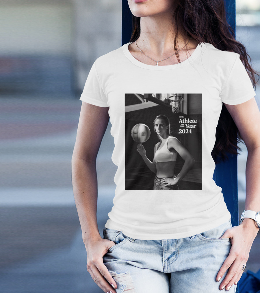 TIME Athlete Of The Year 2024 Caitlin Clark Indiana Fever T-Shirt
