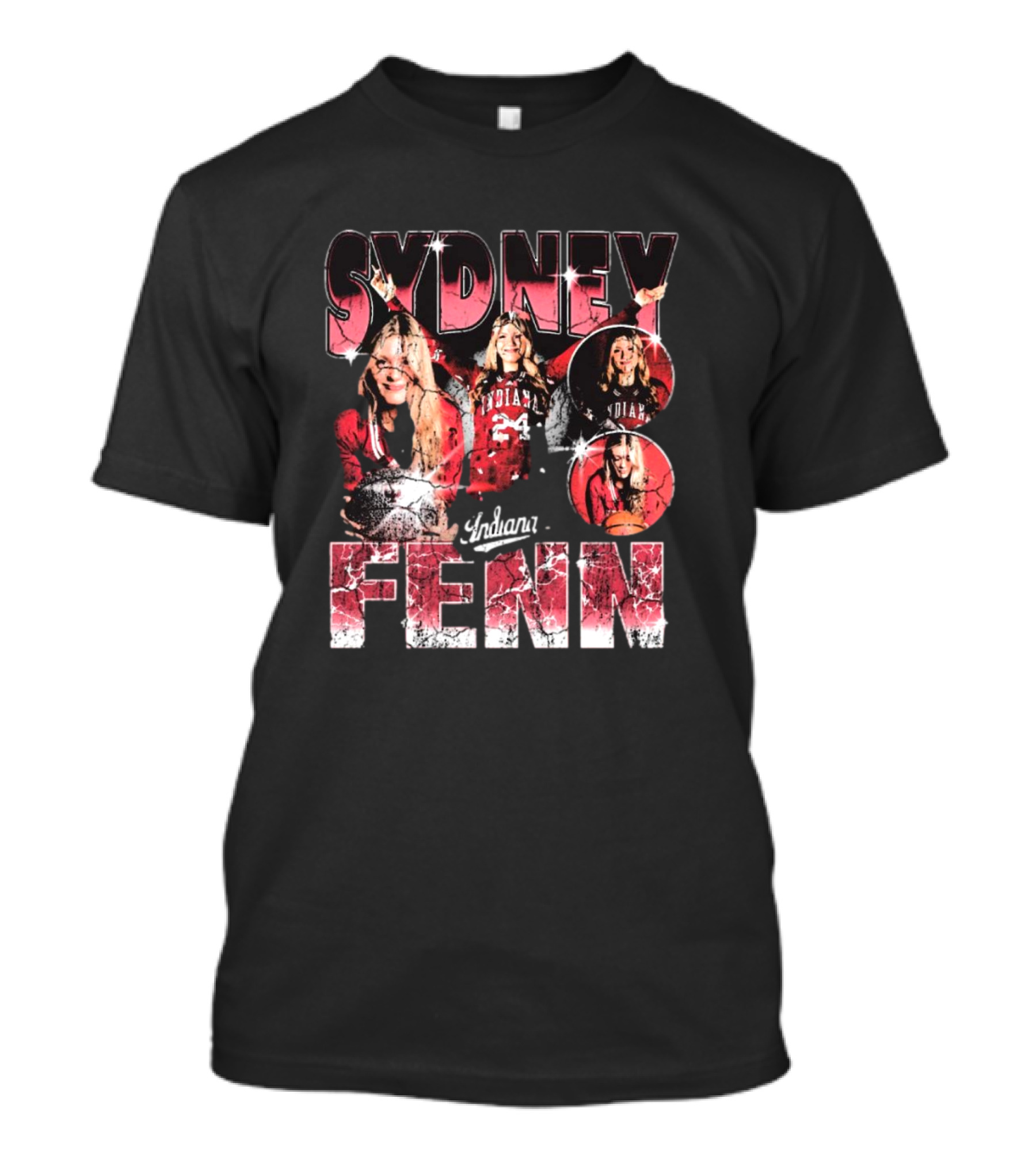 Sydney Fenn Indiana Hoosiers Basketball 24 Retro 90s T-Shirt