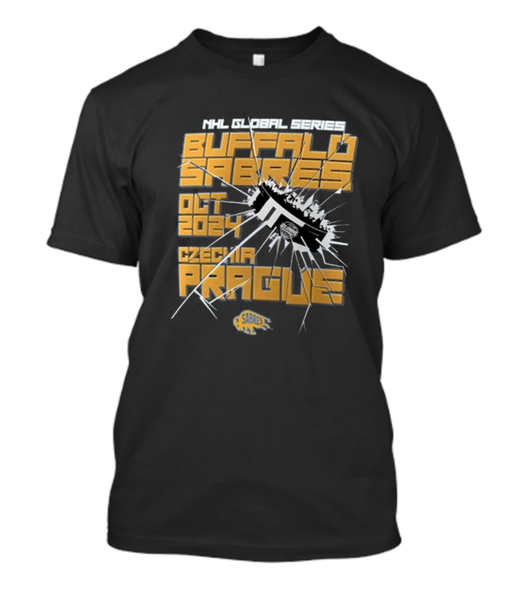 NHL Global Series Buffalo Sabres Oct 2024 Czechia Prague T-Shirt