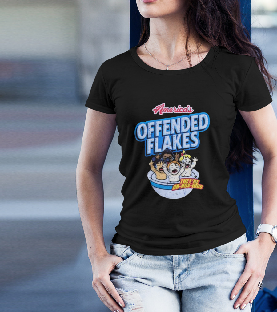 America's Offended Flakes They're Ob Nox Ious Derrick Holland T-Shirt