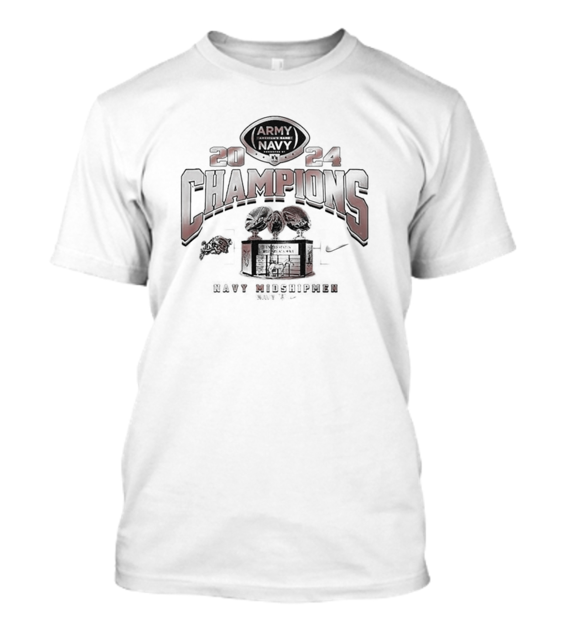 Army Navy 2024 Football Game Champions Navy Midshipmen T-Shirt