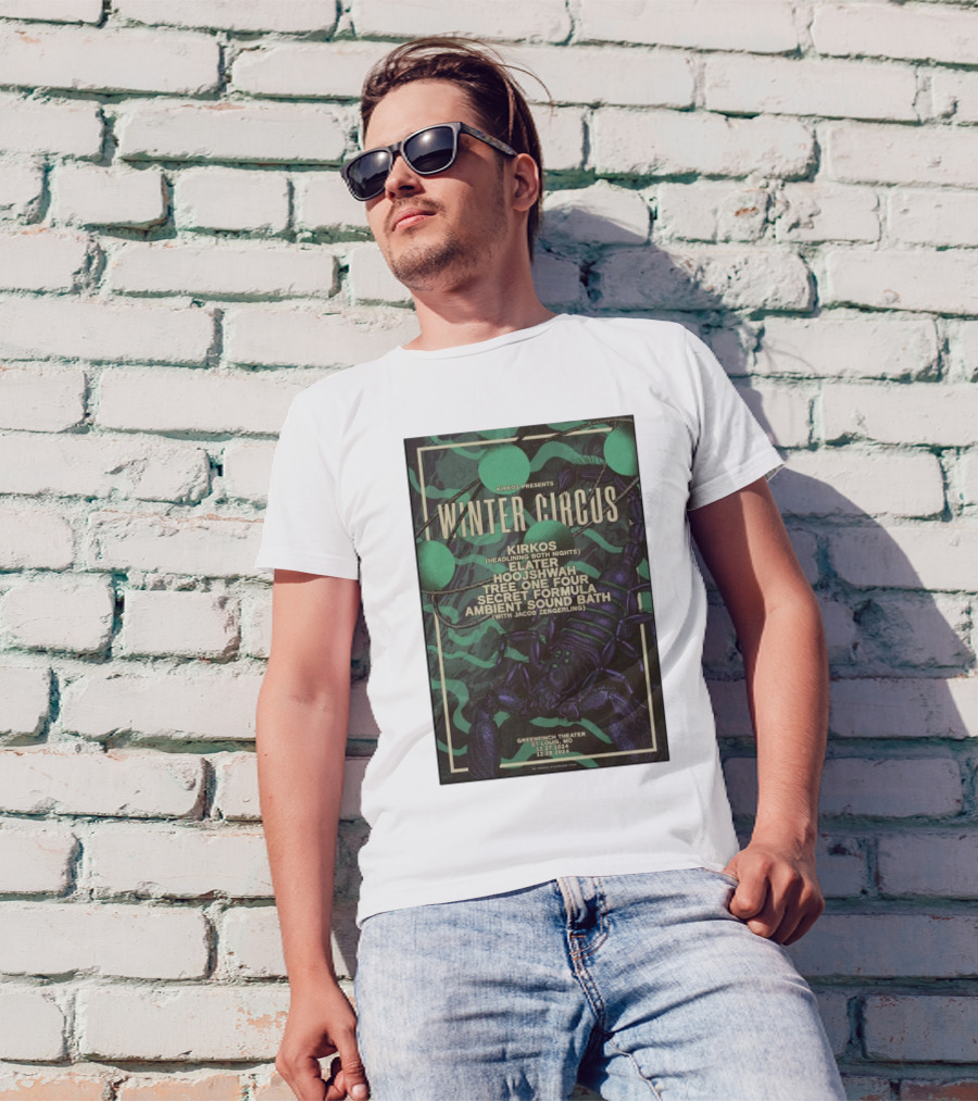 Winter Circus Featuring Kirkos Greenfinch Theater St Louis MO Dec 27-28 T-Shirt