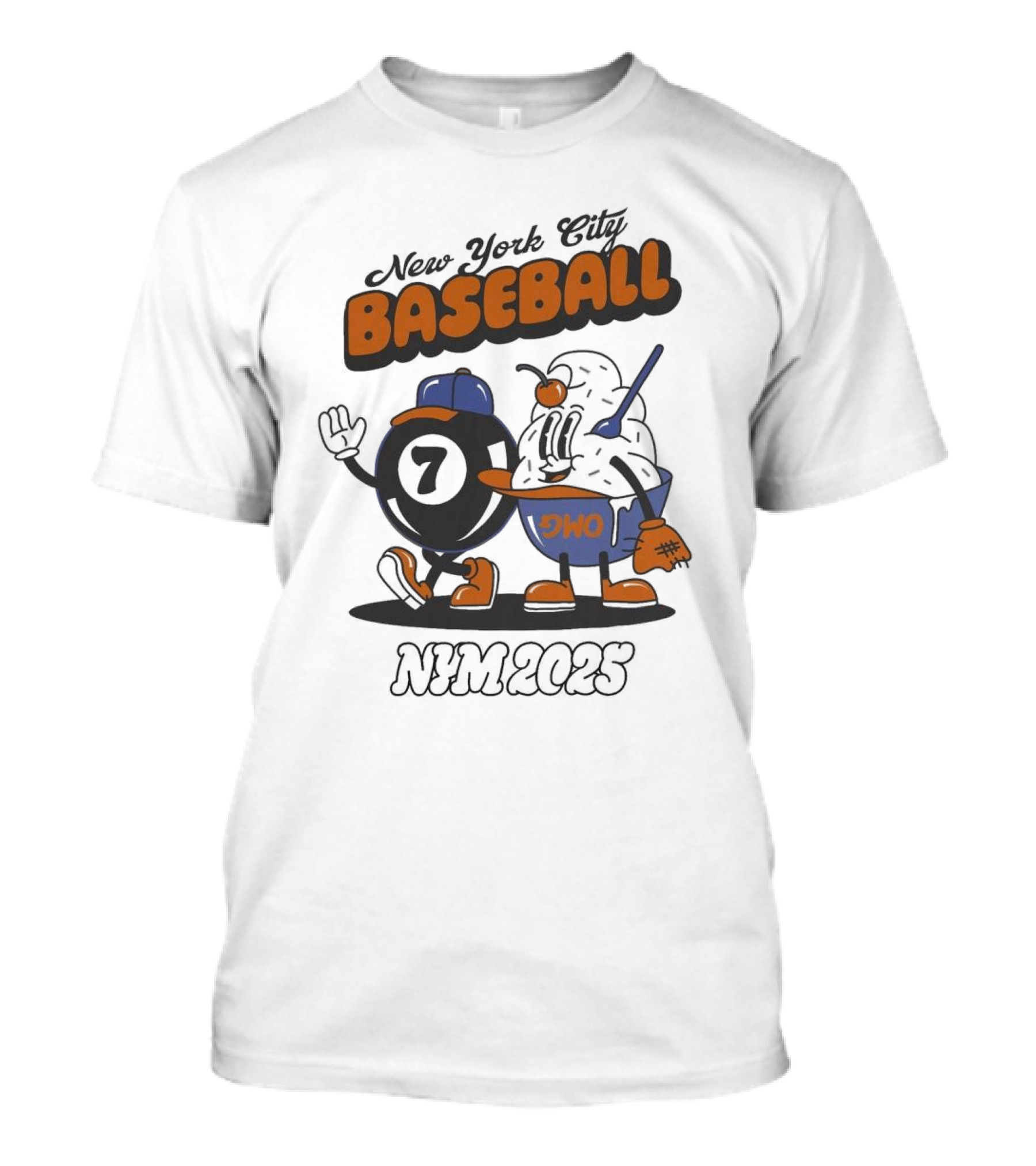 New York City Baseball 7 Ball Two NIM 2025 T-Shirt