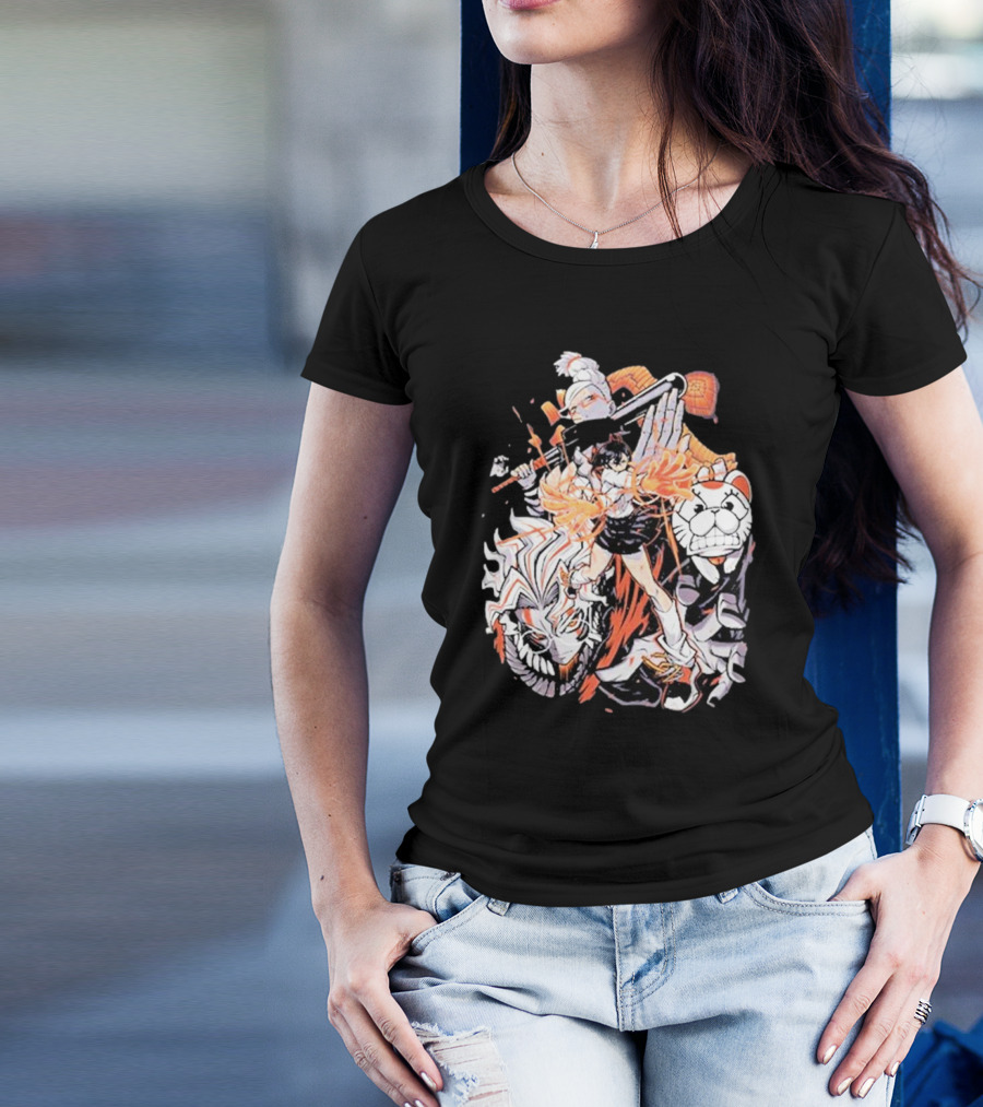 Doodle Toon Dandadan Manga Character Compilation T-Shirt