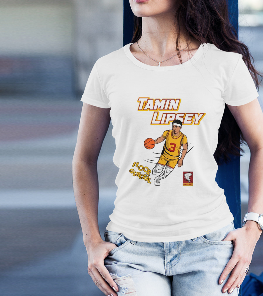 Tamin Lipsey Floor General Comic Book Superhero Iowa State Cyclones T-Shirt