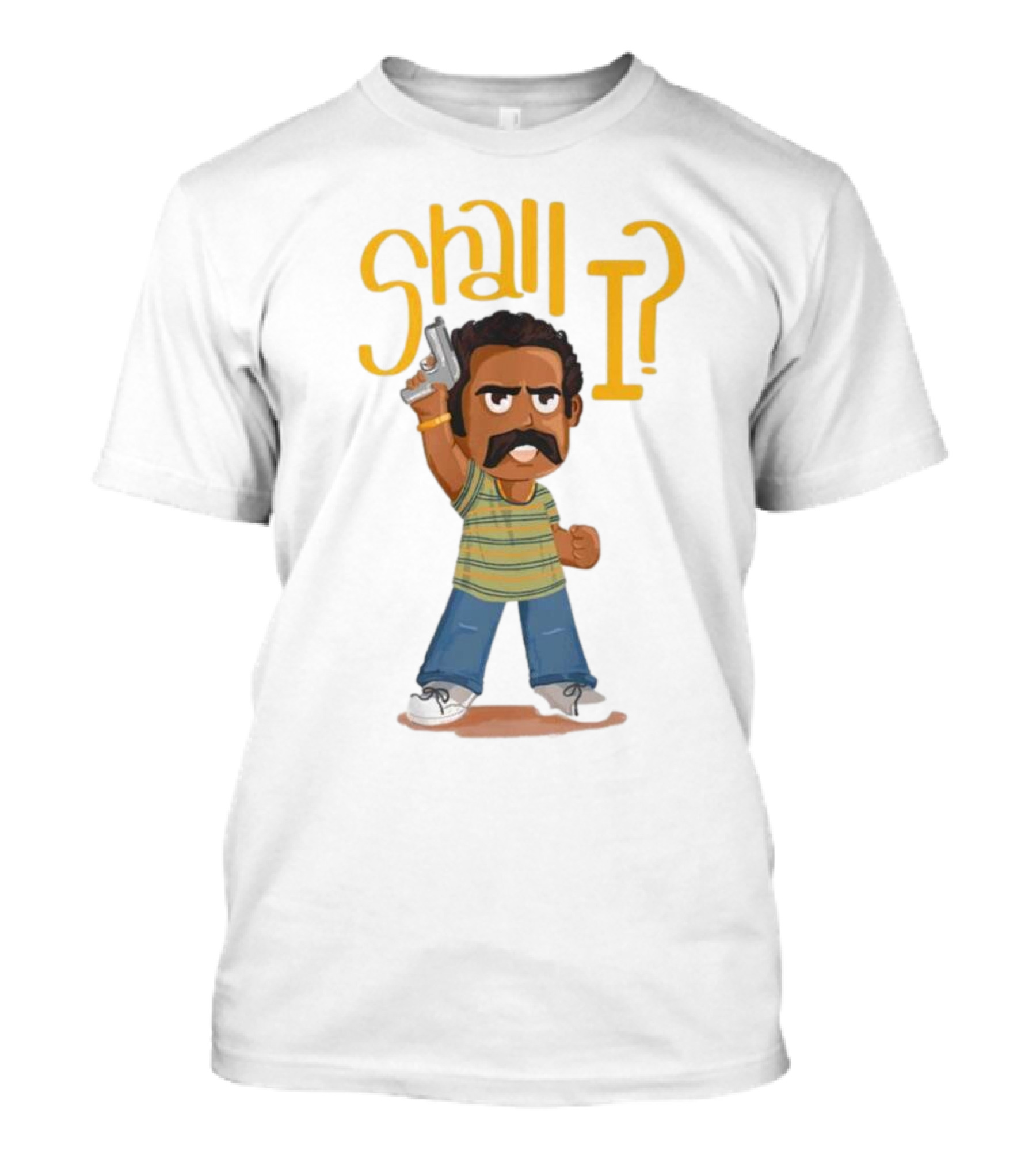 Awesome Amban Aavesham Character Shall I? T-Shirt
