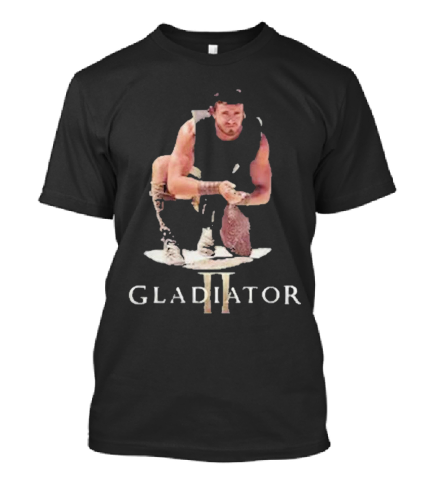 Lucius Verus Gladiator II Warrior Kneeling Iconic Movie Scene T-Shirt