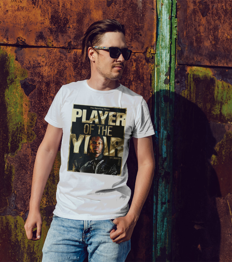 The Sporting News Player Of The Year Travis Hunter Colorado Buffaloes T-Shirt