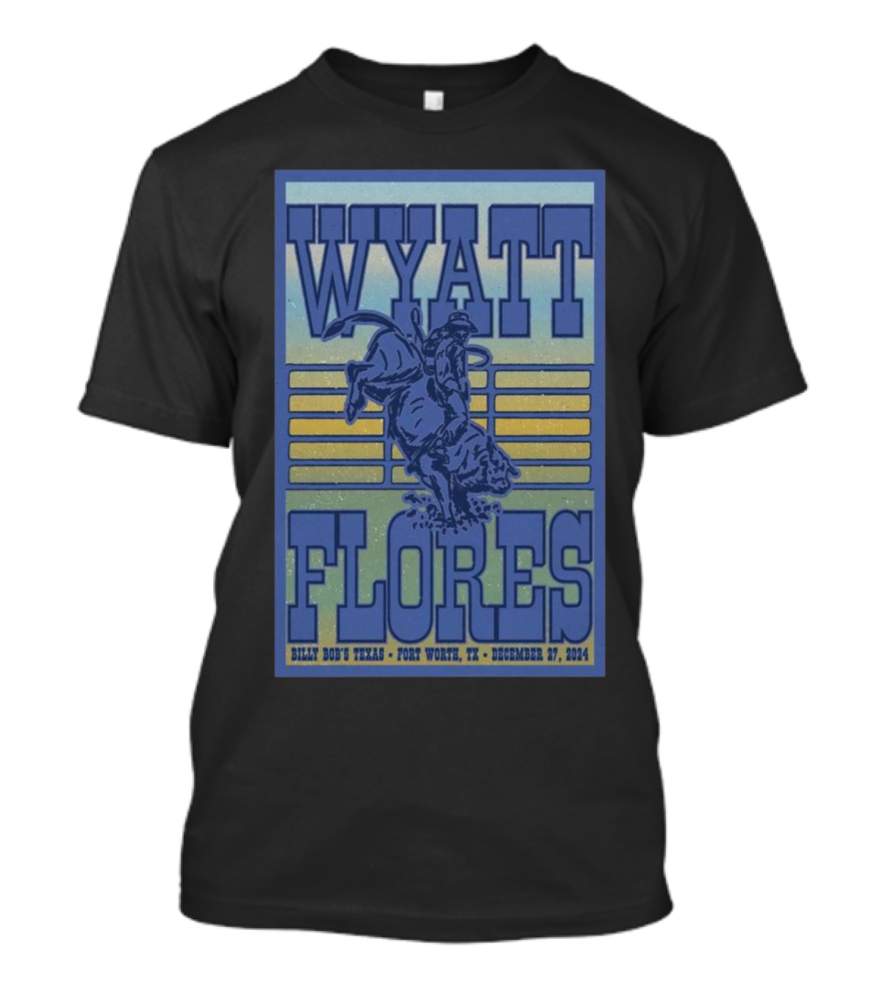 Wyatt Flores December 27 2024 Billy Bob’s Texas Fort Worth Rodeo Event T-Shirt