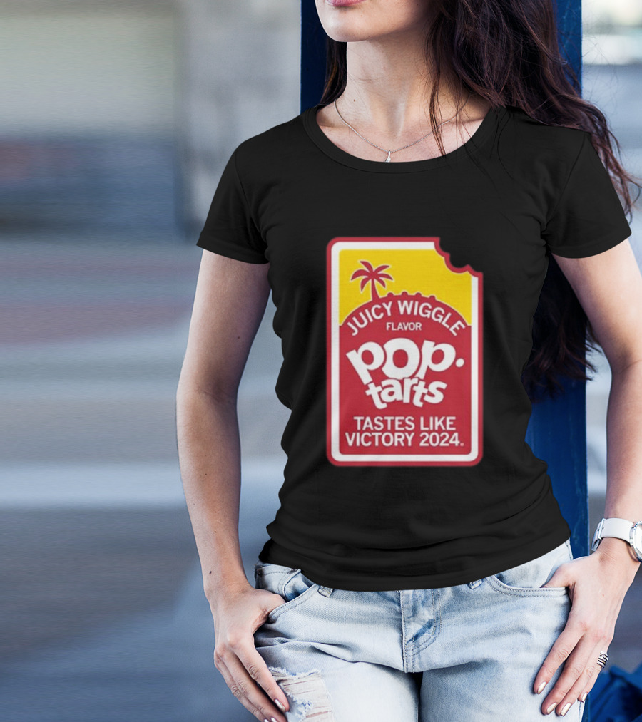 Juicy Wiggle Flavor Pop Tarts Tastes Like Victory 2024 Raygunsite T-Shirt