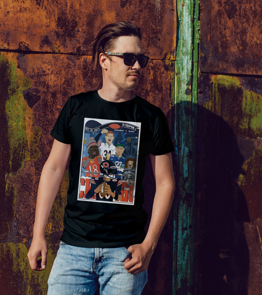 Seattle Seahawks Vs Chicago Bears December 26 2024 7:15 PM Painting T-Shirt