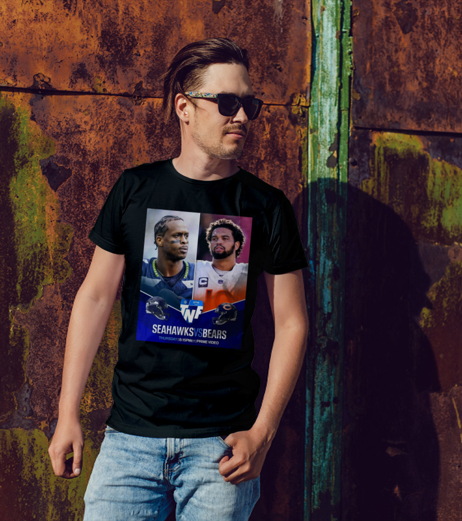 Seattle Seahawks Vs Chicago Bears Thursday Night Football 8:15 PM ET Prime Video T-Shirt